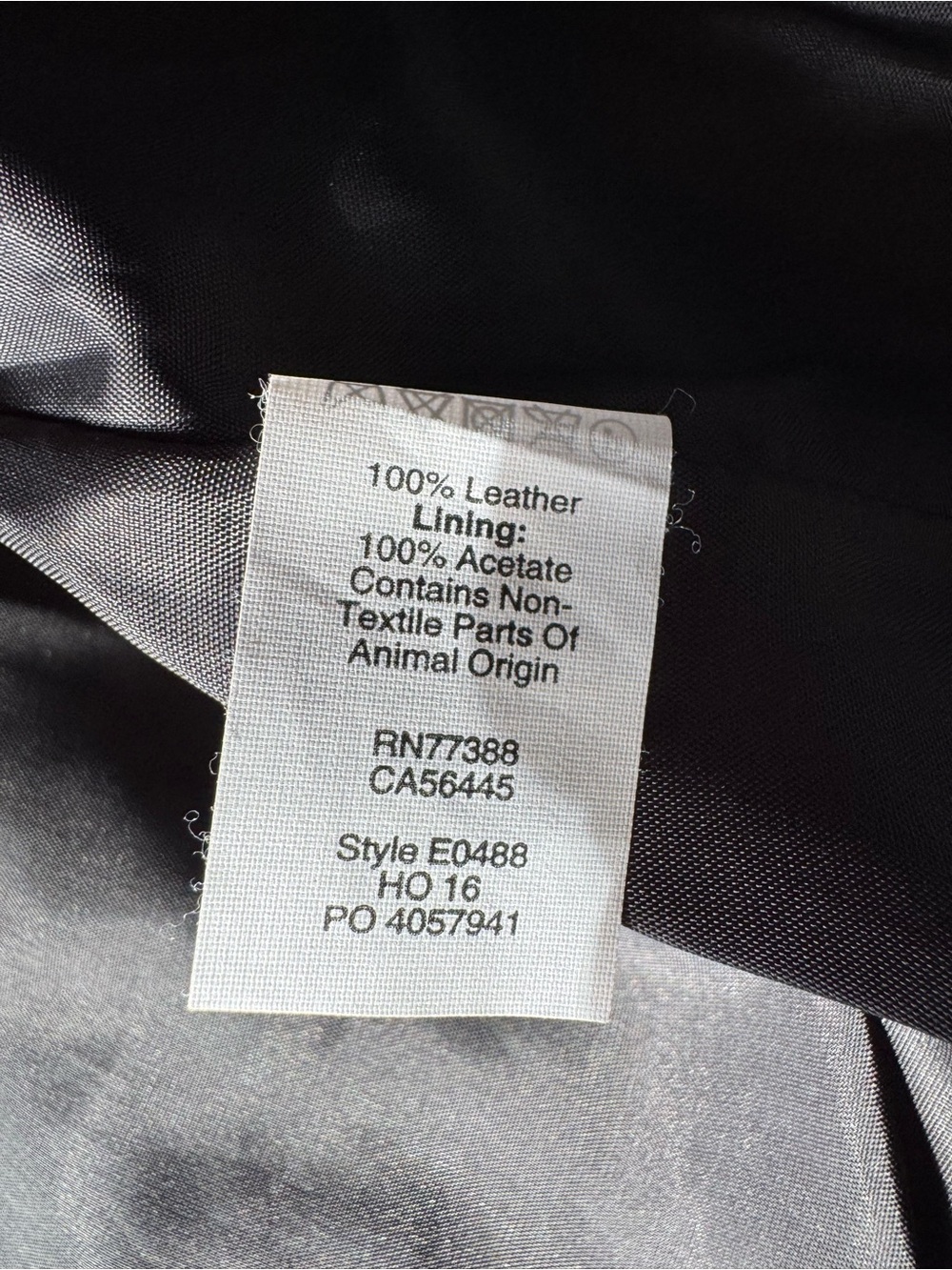 Madewell Washed Leather Motorcycle Jacket Black E0488 Capsule Moto Biker Size XS - Picture 11 of 13